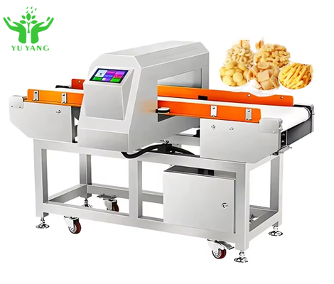 FDA CE รับรองเครื่องตรวจจับโลหะอาหาร เครื่องขนส่ง IP65 สแตนเลส HACCP